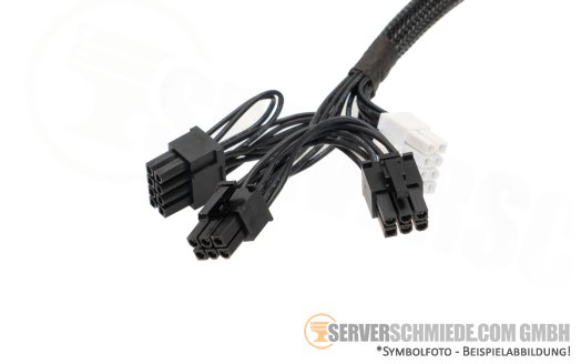 Generic 30 / 35cm HP GPU Kabel cable 1x 8-pin to 1x 8-pin EPS / CPU + 1x 6+2-pin PCIe + 2x 6-pin PCIe