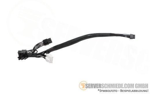 Generic 30 / 35cm HP GPU Kabel cable 1x 8-pin to 1x 8-pin EPS / CPU + 1x 6+2-pin PCIe + 2x 6-pin PCIe