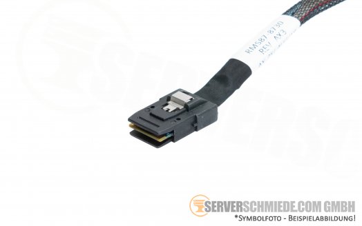 Generic 30cm SAS Kabel cable 1x SFF-8087 gerade to 1x SFF-8087 gerade RMS87-8730