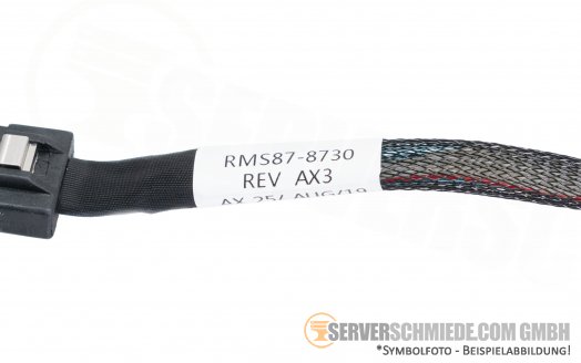 Generic 30cm SAS Kabel cable 1x SFF-8087 gerade to 1x SFF-8087 gerade RMS87-8730