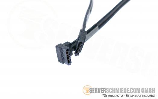 Generic 40cm SATA Kabel 1x SATA gerade 1x SATA winkel 611894-006