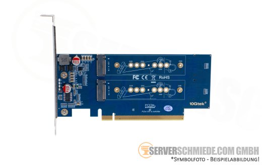 Generic 4x M.2 NVMe x4 PCIe 3.0 x16 Bifurcation Controller Adapter 2230 - 2280 +NEW+