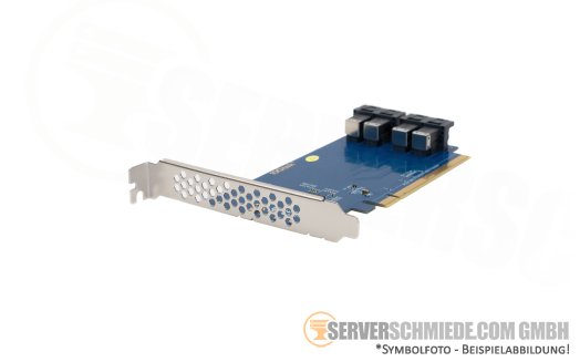 Generic 4x NVMe U.2 Extender PCIe 3.0 x16 4x SFF-8643 +NEW+