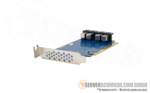 Generic 4x NVMe U.2 Extender PCIe 3.0 x16 4x SFF-8643 +NEW+