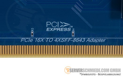 Generic 4x NVMe U.2 Extender PCIe 3.0 x16 4x SFF-8643 +NEW+