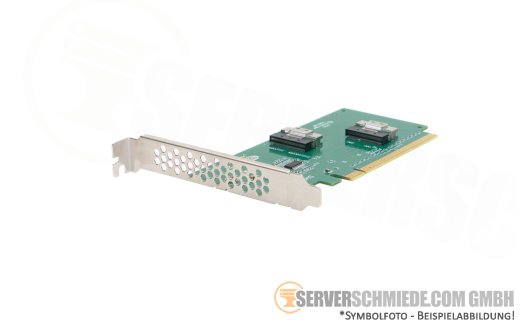 Generic 4x NVMe U.2 Extender PCIe 4.0 x16 2x 8654 8i