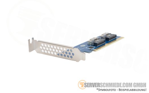 Generic 4x NVMe U.2 Extender PCIe 4.0 x16 2x 8654 8i +NEW+