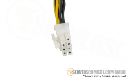 Generic 50 / 55cm GPU Kabel cable 1x 8-pin EPS / CPU male to 2x 6+2-pin PCIe male