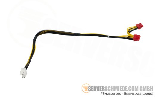 Generic 50 / 55cm GPU Kabel cable 1x 8-pin EPS / CPU male to 2x 6+2-pin PCIe male