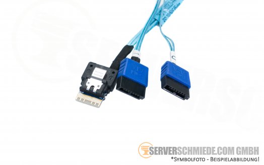 Generic 50cm NVMe/SATA Kabel 1x NVMe 2x SATA 25CFK-500820-A4R