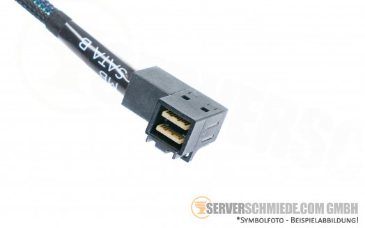 Generic 50cm SAS Kabel 2x SFF-8643 winkel