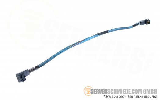 Generic 50cm SAS Kabel 2x SFF-8643 winkel