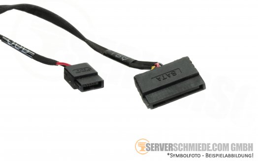 Generic 50cm Signal Kabel 1x 4pin 2x SATA