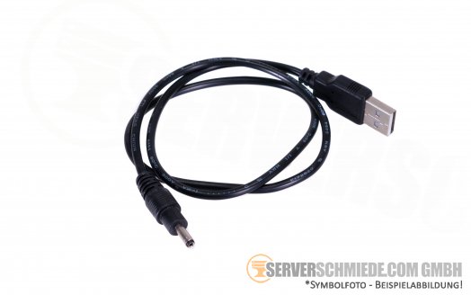 Generic 60cm Kabel 1x Niedervolt Stecker zu 1x USB 2.0 Stecker