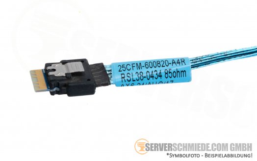 Generic 60cm Slim SAS 2x SFF-8654 PCIe 4i RSL38-0434