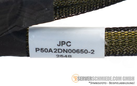 Generic 65cm NVMe Kabel cable 1x SFF-8654 8i gerade to 1x SFF-8654 8i gerade