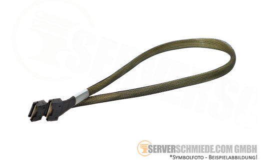 Generic 65cm NVMe Kabel cable 1x SFF-8654 8i gerade to 1x SFF-8654 8i gerade