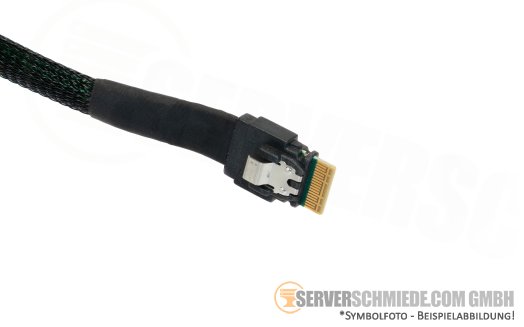 Generic 70cm SAS Kabel cable 1x SFF-8654 4i gerade to 1x SFF-8654 4i gerade