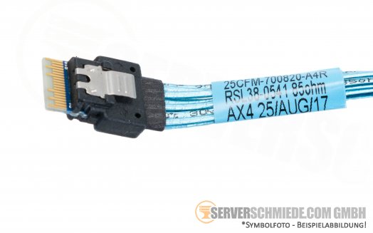 Generic 70cm Slim SAS 2x SFF-8654 PCIe 4i RSL38-0541
