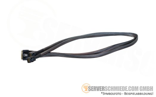 Generic 72cm SAS Kabel cable 1x SFF-8654 8i to 2x SFF-8643