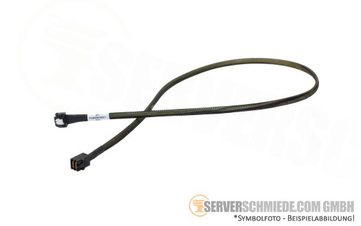 Generic 90cm SAS Kabel cable 1x SFF-8654 4i gerade to 1x SFF-8643 gerade