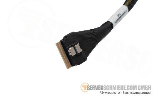 Generic 90cm SAS Kabel cable 1x SFF-8654 8i to 2x SFF-8654 4i