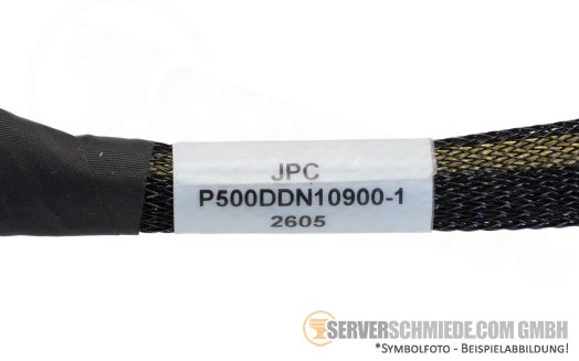 Generic 90cm SAS Kabel cable 1x SFF-8654 8i to 2x SFF-8654 4i