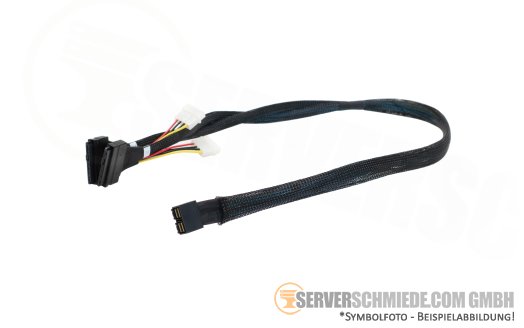 Generic 95cm U.2 NVMe Enabler Kabel cable 2x SFF-8643 (double) to 2x SFF-8639 + 2x 4-pin Molex IDE