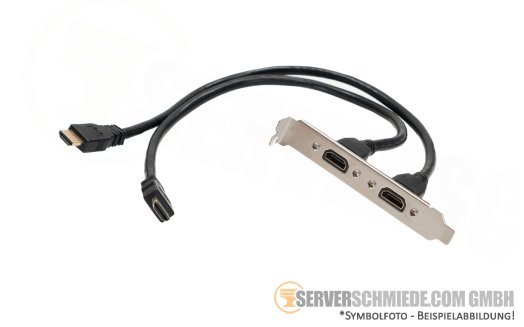 Generic HDMI PCIe Controller 2x HDMI Buchse to 2x internal HDMI Stecker
