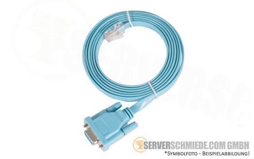 Generic Management Konsolen Kabel 1,80m RJ-45 auf DB9 9-polig serielle Schnittstelle, Buchse auf RJ45, CAT5 Ethernet LAN Konsole