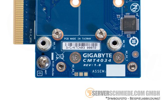 Gigabyte CMT4034 4x M.2 NVMe 2280 / 22110 PCIe 3.0 x16 Bifurcation