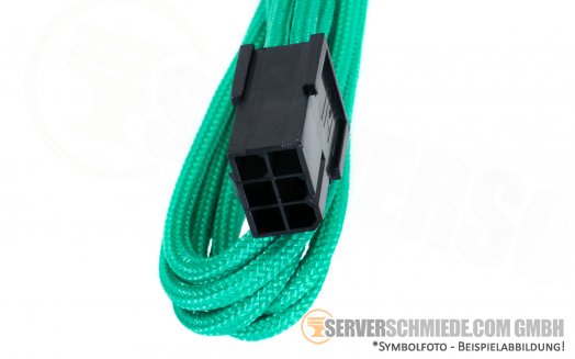 GPU PCIe 45cm 6-Pin Power Kabel cable 1x 6-Pin female -- 1x 6-Pin male Grafik Grafikkarte Verlängerung Buchse Stecker