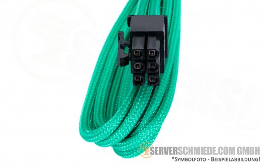 GPU PCIe 45cm 6-Pin Power Kabel cable 1x 6-Pin female -- 1x 6-Pin male Grafik Grafikkarte Verlängerung Buchse Stecker