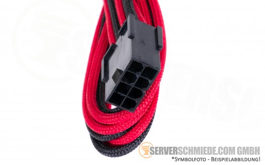 GPU PCIe 45cm 8-Pin Power Kabel cable 1x 8-Pin female -- 1x 8-Pin male Grafik Grafikkarte Verlängerung Buchse Stecker