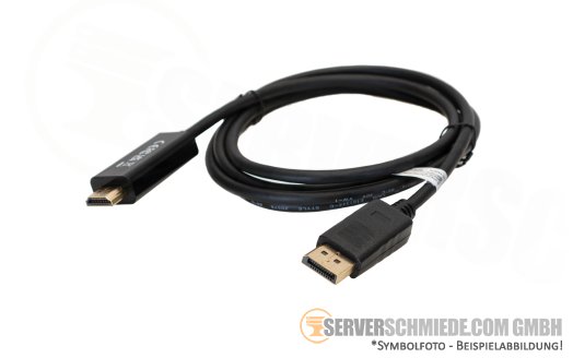HDMI to Display Port 1m - 2m Adapter Kabel