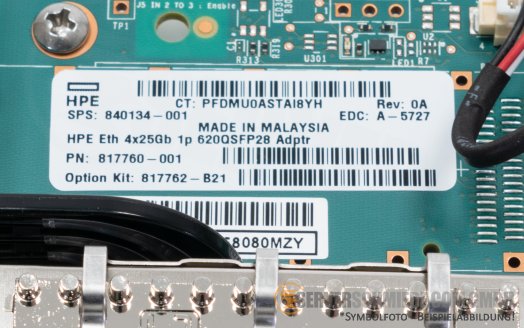 HP 100GbE 620QSFP28 4x 10/25Gb QSFP28 Network Ethernet Controller PCIe x16 SR-IOV RoCE 817762-B21 (vmware 8 Server 2022)