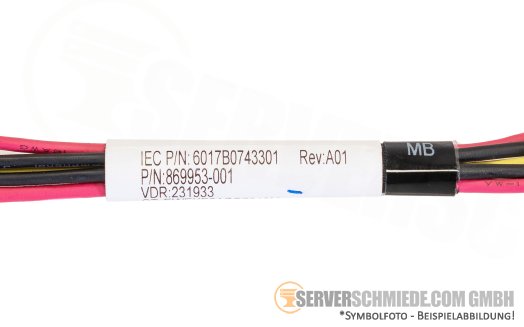 HP 10cm Backplane Power Kabel 1x 10-pin to 1x 6-pin DL560 Gen10 869953-001