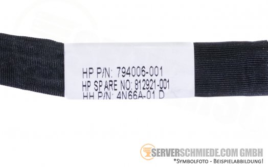 HP 10cm Power Kabel 1x 6-pin 1x 5-pin 794006-001 4N66A-01 D
