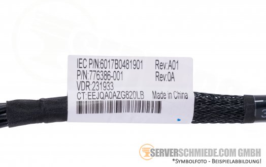 HP 10cm DL380 Gen9 rear backplane Power kabel cable 1x 10-pin to 1x 6-pin 776386-001