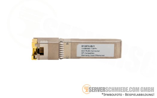 HP 10Gb SFP+ to RJ-45 1/10GbE copper 30m Transceiver 813874-B21 SFP-10G-T SFP-XG-T 3rd party