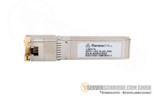 HP 10Gb SFP+ to RJ-45 10GbE 1GbE copper Kupfer 10GBASE-T SFP+ 30m SFP-10G-T HP SFP-XG-T JL563A-RL 3rd party
