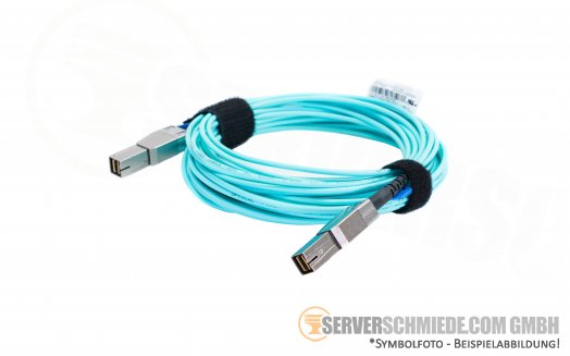 HP 10m extern 12G SAS AOC DAC optical Kabel cable 2x SFF-8644 Storage + Tape Library 793446-001