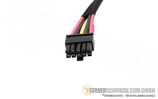 HP 13 / 20cm Backplane Power Kabel cable 1x 10-pin gerade to 2x 6-pin gerade DL580 Gen10 870479-001