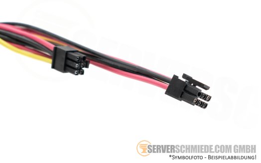 HP 13 / 20cm Backplane Power Kabel cable 1x 10-pin gerade to 2x 6-pin gerade DL580 Gen10 870479-001