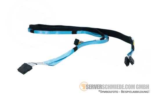 HP 135cm SAS Kabel 1x double-wide-SAS-Stecker 68-pin gerade 1x Molex-Stecker 14-polig -- 2x SFF-8087 gerade 1x Molex-Stecker 16-polig