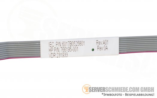 HP 15cm DL360 Gen9 Serial Port DB9 1x RS232 Schnittstelle 1x 10-pin 766195-001