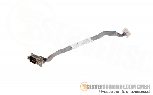 HP 15cm DL360 Gen9 Serial Port DB9 1x RS232 Schnittstelle 1x 10-pin 766195-001