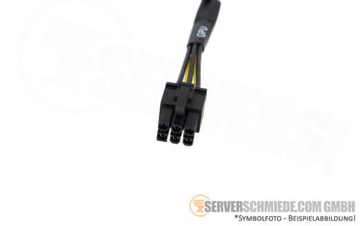 HP 15cm GPU Power Cable 1x 8-Pin to 1x 6-Pin DL360 DL380 Gen10 869686-001
