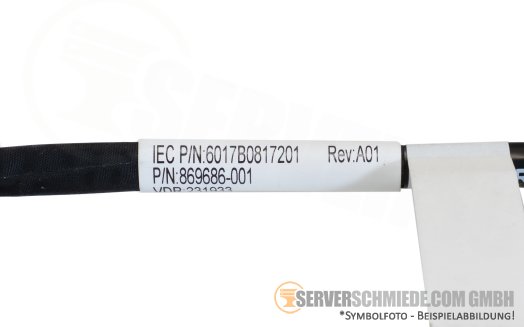 HP 15cm GPU Power Cable 1x 8-Pin to 1x 6-Pin DL360 DL380 Gen10 869686-001