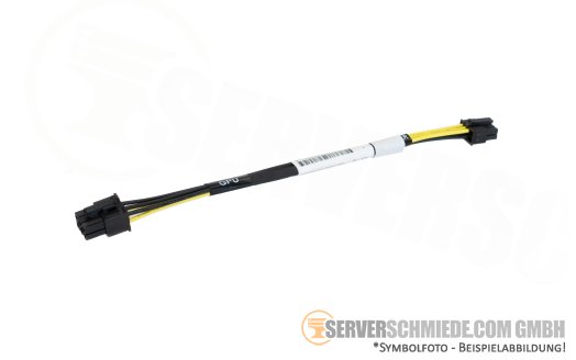 HP 15cm GPU Power Cable 1x 8-Pin to 1x 6-Pin DL360 DL380 Gen10 869686-001